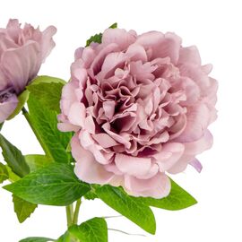 Искусственные пионы, пудрово-сиреневые, 60 см, изображение 2 ᐒ купить на  ❤ Like7km.com.ua
