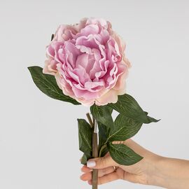 Искусственные пионы с эфектом живого прикосновения, лиловые, 67 см, изображение 3 ᐒ купить на  ❤ Like7km.com.ua