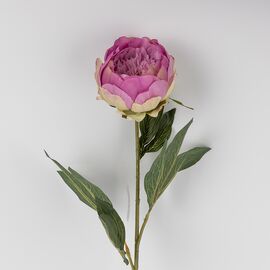 Искусственные пионы, сиреневые, 80 см, изображение 2 ᐒ купить на  ❤ Like7km.com.ua