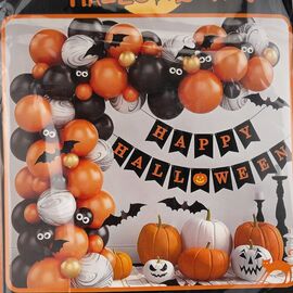 Набор из 72 воздушных шаров "Счастливого Хеллоуина", изображение 2 ᐒ купить на  ❤ Like7km.com.ua