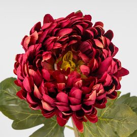 Искусственная хризантема, бордовая, 72 см, изображение 3 ᐒ купить на  ❤ Like7km.com.ua