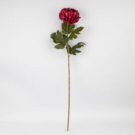 Искусственная хризантема, бордовая, 72 см, изображение 4 ᐒ купить на  ❤ Like7km.com.ua