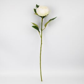 Искусственный пион, белый, 70 см, изображение 4 ᐒ купить на  ❤ Like7km.com.ua