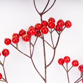 Искусственная ветвь "Красные ягодки", 62 см СПАСЕННАЯ ПОЗИЦИЯ, изображение 3 ᐒ купить на  ❤ Like7km.com.ua