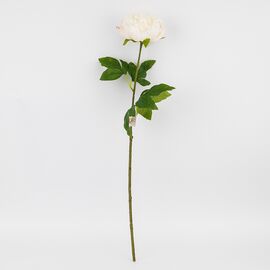 Искусственный пион с эффектом живого прикосновения, белый, 60 см, изображение 4 ᐒ купить на  ❤ Like7km.com.ua