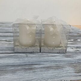 Свадебная свеча (6 см) (цвет кремовый, белый), изображение 2 ᐒ купить на  ❤ Like7km.com.ua