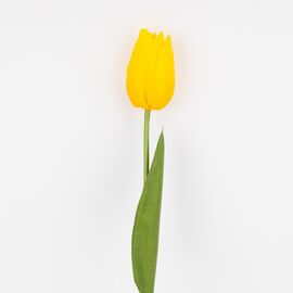 Искусственный тюльпан с эффектом живого прикосновения, желтый, 45 см, изображение 2 ᐒ купить на  ❤ Like7km.com.ua