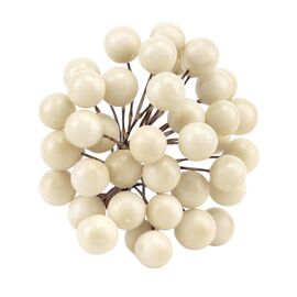 Набор декоративных ягодок "Дары природы", кремовый, 15 см 4SEASONS, изображение 3 ᐒ купить на  ❤ Like7km.com.ua