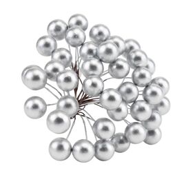 Набор декоративных ягодок "Дары природы", серебряный, 15 см 4SEASONS, изображение 3 ᐒ купить на  ❤ Like7km.com.ua