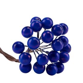 Набор декоративных ягодок "Дары природы", синий, 15 см 4SEASONS, изображение 2 ᐒ купить на  ❤ Like7km.com.ua