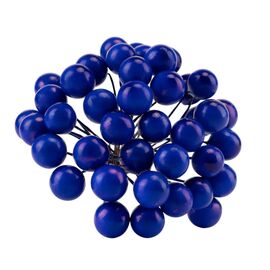 Набор декоративных ягодок "Дары природы", синий, 15 см 4SEASONS, изображение 3 ᐒ купить на  ❤ Like7km.com.ua