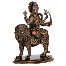 Статуэтка "Богиня Дурга на льве", 27 см VERONESE, изображение 4 ᐒ купить на  ❤ Like7km.com.ua