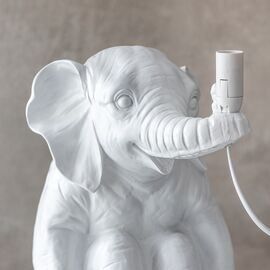 Лампа "Белый слон", белая, изображение 3 ᐒ купить на  ❤ Like7km.com.ua