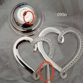 Два сердца (16 см), изображение 3 ᐒ купить на  ❤ Like7km.com.ua