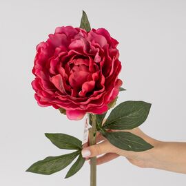 Искусственные пионы с эфектом живого прикосновения, темно-розовые, 67 см, изображение 3 ᐒ купить на  ❤ Like7km.com.ua