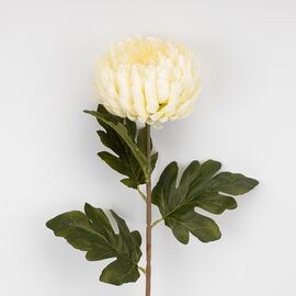 Искусственная хризантема, кремовая, 72 см, изображение 2 ᐒ купить на  ❤ Like7km.com.ua