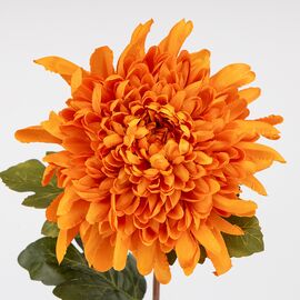 Искусственная хризантема, оранжевая, 77 см, изображение 3 ᐒ купить на  ❤ Like7km.com.ua
