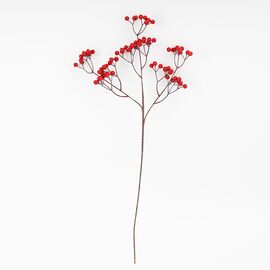 Искусственная ветвь "Красные ягодки", 62 см СПАСЕННАЯ ПОЗИЦИЯ, изображение 4 ᐒ купить на  ❤ Like7km.com.ua