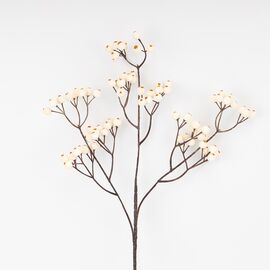 Искусственная ветвь "Белые ягодки", 62 см СПАСЕННАЯ ПОЗИЦИЯ, изображение 2 ᐒ купить на  ❤ Like7km.com.ua