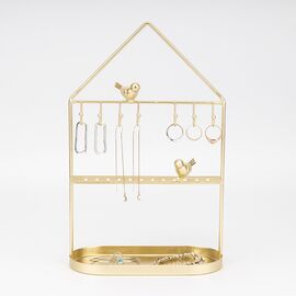 Настольная подставка для украшений "Золотой домик", 29,5 см Family Home Decor ᐒ купить на  ❤ Like7km.com.ua