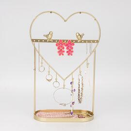 Настольная подставка для украшений "Золотое сердце", 33 см Family Home Decor ᐒ купить на  ❤ Like7km.com.ua