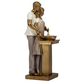 Статуэтка "Влюбленные готовят", 25 см, изображение 4 ᐒ купить на  ❤ Like7km.com.ua