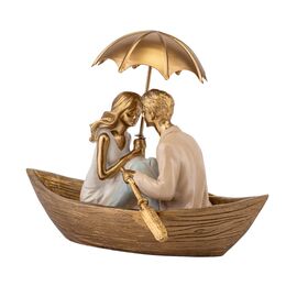 Статуэтка "Влюбленные в лодке", 17 см, изображение 2 ᐒ купить на  ❤ Like7km.com.ua