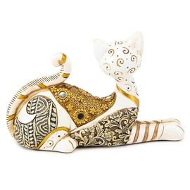 Статуэтка "Золотая кошка", изображение 2 ᐒ купить на  ❤ Like7km.com.ua