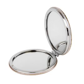 Косметическое зеркальце  "Leaves", 8 см, изображение 3 ᐒ купить на  ❤ Like7km.com.ua