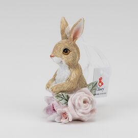 Подвесная статуэтка "Кролик в цветах", 8 см ᐒ купить на  ❤ Like7km.com.ua