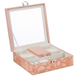 Шкатулка для украшений "Цветущий сад", розовая, 25 см, изображение 4 ᐒ купить на  ❤ Like7km.com.ua