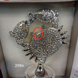 Знак зодиака "Рак" Плохая упаковка, микроцарапины, черные точки, изображение 2 ᐒ купить на  ❤ Like7km.com.ua