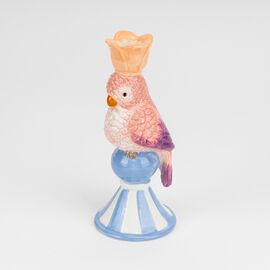 Подсвечник "Розовый попугай", 21 см ᐒ купить на  ❤ Like7km.com.ua