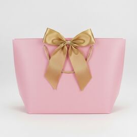 Подарочный пакет "Элегантный пакет", розовый, 42*27 см, изображение 2 ᐒ купить на  ❤ Like7km.com.ua