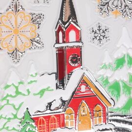 Наклейки "Счастливого Рождества" цветные, изображение 3 ᐒ купить на  ❤ Like7km.com.ua