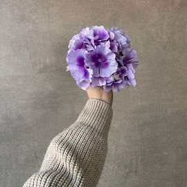 Головка гортензии, сиреневая, 16 см, изображение 4 ᐒ купить на  ❤ Like7km.com.ua