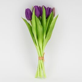 Букет латексных тюльпанов, 7 бутонов, фиолетовый, 31 см, изображение 4 ᐒ купить на  ❤ Like7km.com.ua