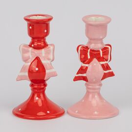 Подсвечник "Бантик", 17 см ᐒ купить на  ❤ Like7km.com.ua