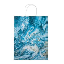 Подарочный пакет "Золотые брызги", 18,5*25,5 см, изображение 2 ᐒ купить на  ❤ Like7km.com.ua