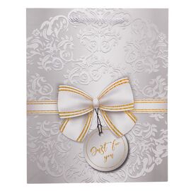 Подарочный пакет "Элегантный бант", 26*32 см * Рандомный выбор дизайна, изображение 4 ᐒ купить на  ❤ Like7km.com.ua