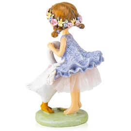 Фигурка "Девочка с лебедем", 17,5 см, изображение 2 ᐒ купить на  ❤ Like7km.com.ua