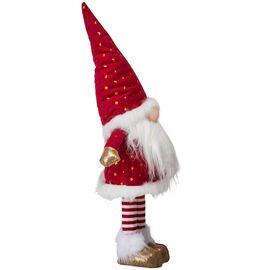 Фигурка с подсветкой "Рождественский гном", 58 см, изображение 2 ᐒ купить на  ❤ Like7km.com.ua