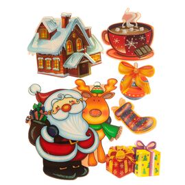 Набор наклеек "Милый снеговик" * случайный выбор дизайна, изображение 5 ᐒ купить на  ❤ Like7km.com.ua