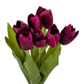 Букет тюльпанов "Красочность", фиолетовый, 40 см, изображение 2 ᐒ купить на  ❤ Like7km.com.ua