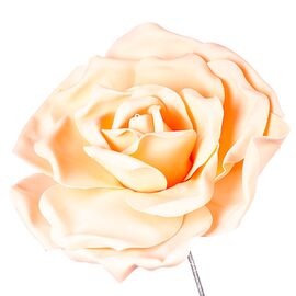 Цветок для фотозоны персиковый 22 см (маленький), изображение 2 ᐒ купить на  ❤ Like7km.com.ua