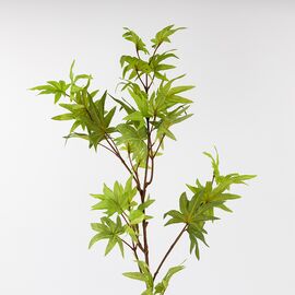 Искусственная ветка "Клен", зеленая, 85 см, изображение 3 ᐒ купить на  ❤ Like7km.com.ua