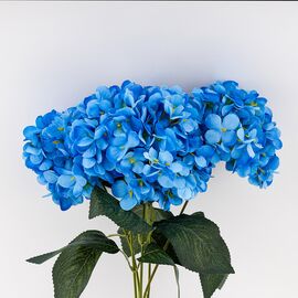 Букет гортензий, 5 бутонов, голубой, 44 см, изображение 3 ᐒ купить на  ❤ Like7km.com.ua