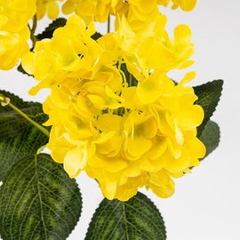 Букет гортензий, 5 бутонов, желтый, 44 см, изображение 4 ᐒ купить на  ❤ Like7km.com.ua