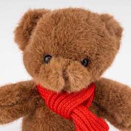 Мягкая игрушка "Мишка с красным шарфом", 31 см, изображение 2 ᐒ купить на  ❤ Like7km.com.ua