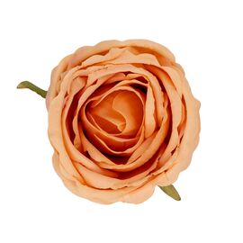 Головка розы, оранжевая, 9 см, изображение 2 ᐒ купить на  ❤ Like7km.com.ua